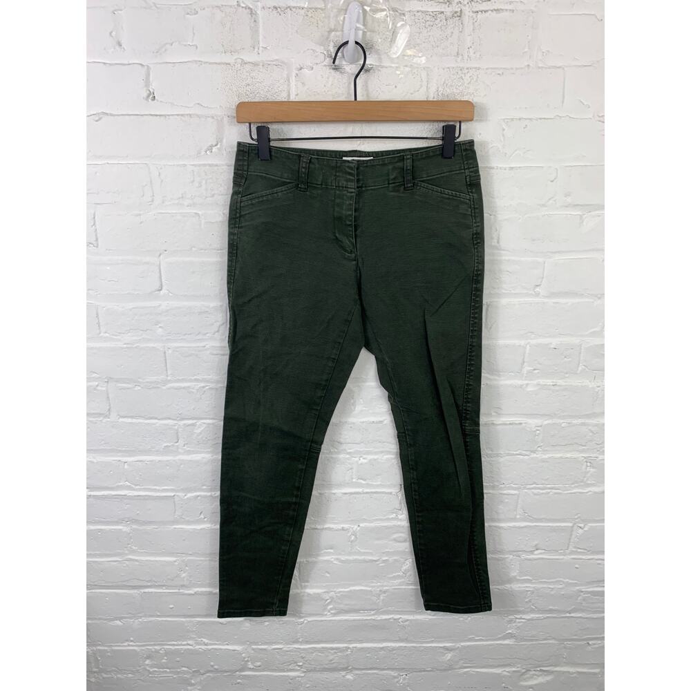 Vineyard Vines Women's Slim Casual Trouser Pant Tapered Leg Olive Green Size 2